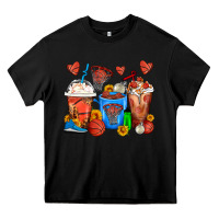 Black Basketball Coffee Cups Heavy Core Tee - FaDigitalArtStudio