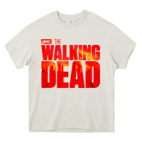 Cream the walking dead blood Heavy Core Tee - linhVisuals