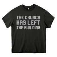Asphalt the church has left the building Heavy Core Tee - linhVisuals