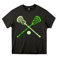 Asphalt funny lacrosse st patricks day boys men shamrock ball t shirt Heavy Core Tee - linhVisuals