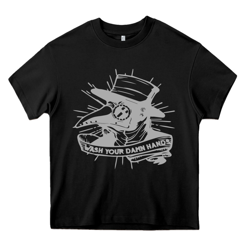 Wash Your Damn Hands Heavy Core Tee by linhVisuals | Teevron