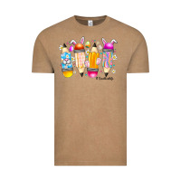 Vintage Coffee Easter Teacher Life Vintage Tee - CowhideDigitalArt