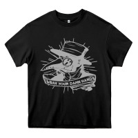 Black wash your damn hands Heavy Core Tee - linhVisuals