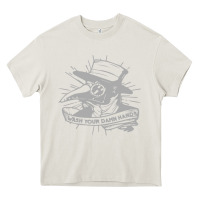 Cream wash your damn hands Heavy Core Tee - linhVisuals