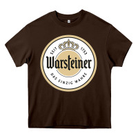 Chocolate Brown warsteiner Heavy Core Tee - linhVisuals