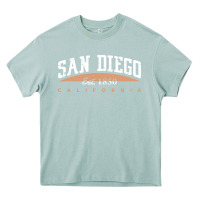 Arona san diego california Heavy Core Tee - linhVisuals