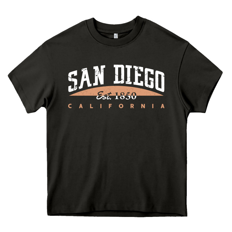 San Diego California Heavy Core Tee by linhVisuals | Teevron
