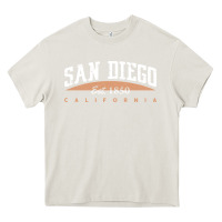Cream san diego california Heavy Core Tee - linhVisuals