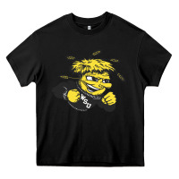 Black wichita state shockers Heavy Core Tee - linhVisuals