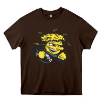 Chocolate Brown wichita state shockers Heavy Core Tee - linhVisuals