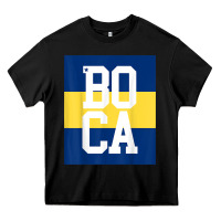Black boca juniors la boca t shirt Heavy Core Tee - linhVisuals