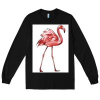 Black Pink Flamingo Long Sleeve Tee - LillyAllenDesigns
