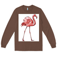 Chestnut Pink Flamingo Long Sleeve Tee - LillyAllenDesigns