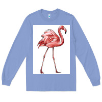 Colony Blue Pink Flamingo Long Sleeve Tee - LillyAllenDesigns