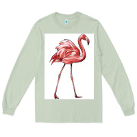 Matcha Pink Flamingo Long Sleeve Tee - LillyAllenDesigns