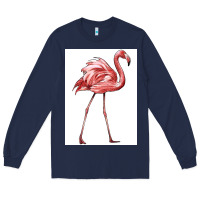 Navy Pink Flamingo Long Sleeve Tee - LillyAllenDesigns