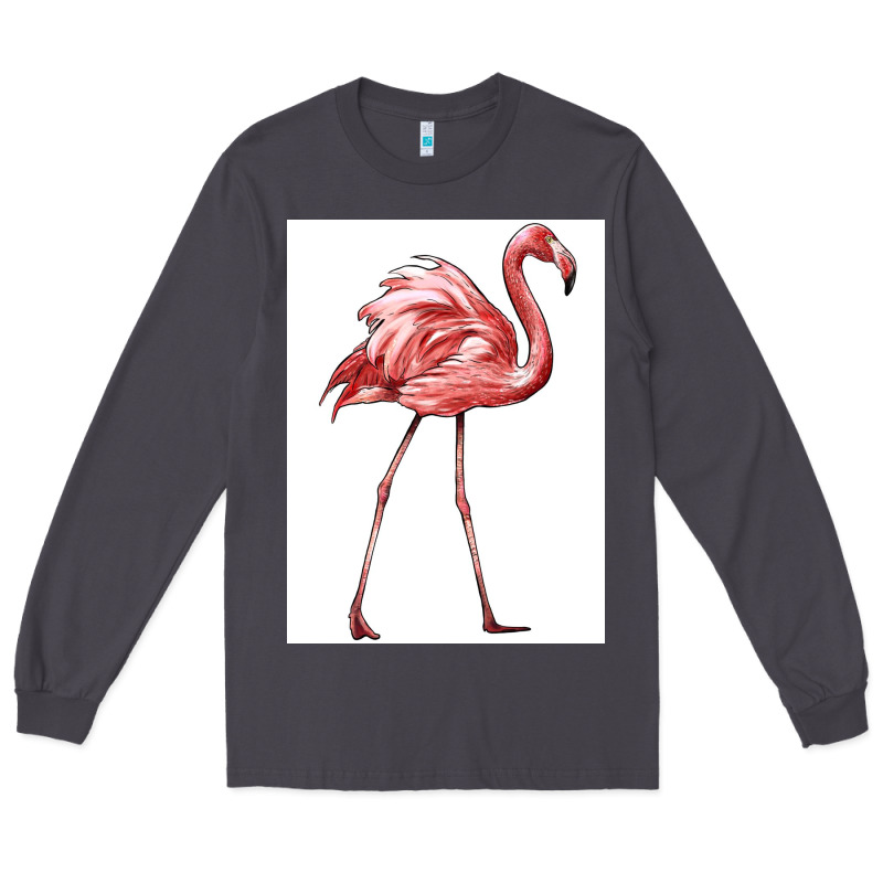 Pink Flamingo Long Sleeve Tee by LillyAllenDesigns | Teevron