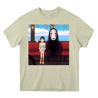 Mossy spirited away (3) Heavy Core Tee - linhVisuals