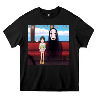 Black spirited away (3) Heavy Core Tee - linhVisuals