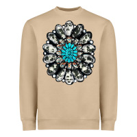 Mushroom cowhide aztec gemstone Heavyweight Sweatshirt - RanaPortraitStore
