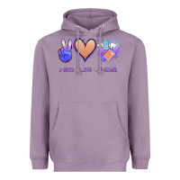 Lavender Peace Love Dental Heavyweight Hoodie - Jasminsmagicworld