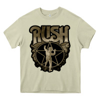 Mossy Rush grey Heavy Core Tee - linhVisuals