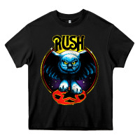 Black rush transparent Heavy Core Tee - linhVisuals