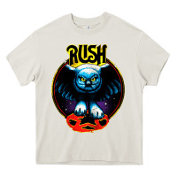 Cream rush transparent Heavy Core Tee - linhVisuals