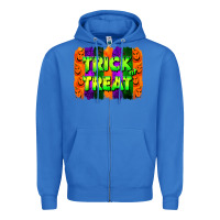 True Royal trick or treat brushstroke Zipper Hoodie - Jasminsmagicworld
