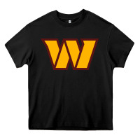 Black washington sports Heavy Core Tee - linhVisuals