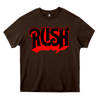 Chocolate Brown rush rock Heavy Core Tee - linhVisuals