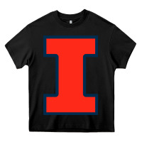 Black illinois fighting illini Heavy Core Tee - linhVisuals