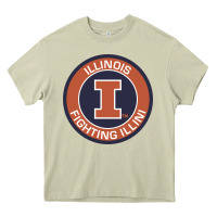 Mossy illinois fighting illini Heavy Core Tee - linhVisuals