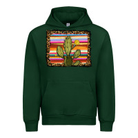 Forest Green serape leopard cactus Urban Hoodie - RanaPortraitStore
