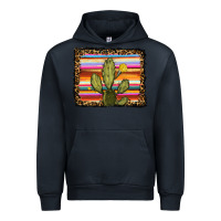Navy serape leopard cactus Urban Hoodie - RanaPortraitStore