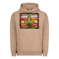 Pigment Burro serape leopard cactus Urban Hoodie - RanaPortraitStore
