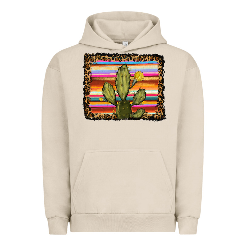 Serape Leopard Cactus Urban Hoodie by RanaPortraitStore | Teevron