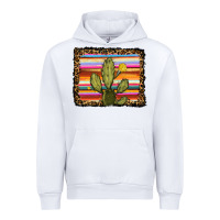 White serape leopard cactus Urban Hoodie - RanaPortraitStore