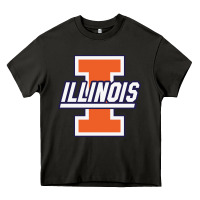 Asphalt illinois fighting illini Heavy Core Tee - linhVisuals