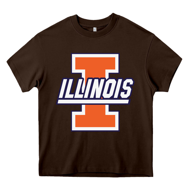 Illinois Fighting Illini Heavy Core Tee by linhVisuals | Teevron