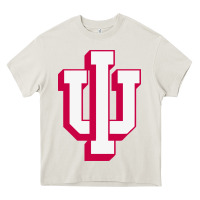 Cream indiana hoosiers Heavy Core Tee - linhVisuals