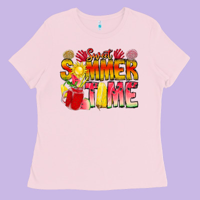 Sweet Summer Time Ladies Tee Designed By Cowhidedigitalart