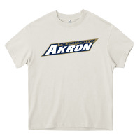 Cream akron university Heavy Core Tee - linhVisuals