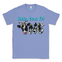 Colony Blue holy cow i'm one Classic Tee - BarkalooDesign