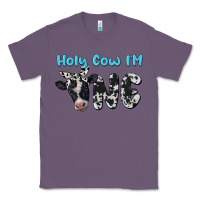 Lavender holy cow i'm one Classic Tee - BarkalooDesign