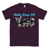 Plum holy cow i'm one Classic Tee - BarkalooDesign