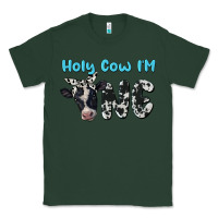 Sports Green holy cow i'm one Classic Tee - BarkalooDesign