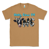 Toasted Coconut holy cow i'm one Classic Tee - BarkalooDesign