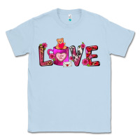 Dusty Blue Love Coffee Mug Valentines Day Classic Tee - FaDigitalArtStudio