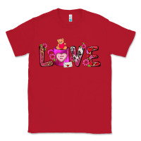 Red Love Coffee Mug Valentines Day Classic Tee - FaDigitalArtStudio